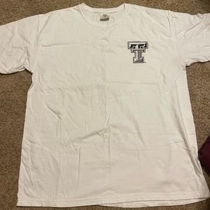White comfort colors Texas Tech t-shirt. Size XL.